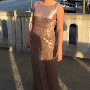Beautiful Sequined Gold Dress